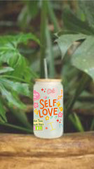 Glass Can Frosted - Self Love